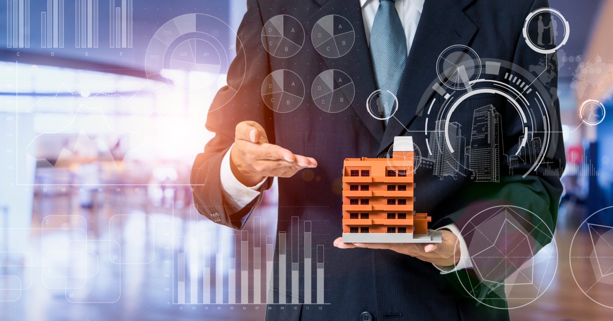 Real estate analytics visualization representing private Investor Club opportunity review.